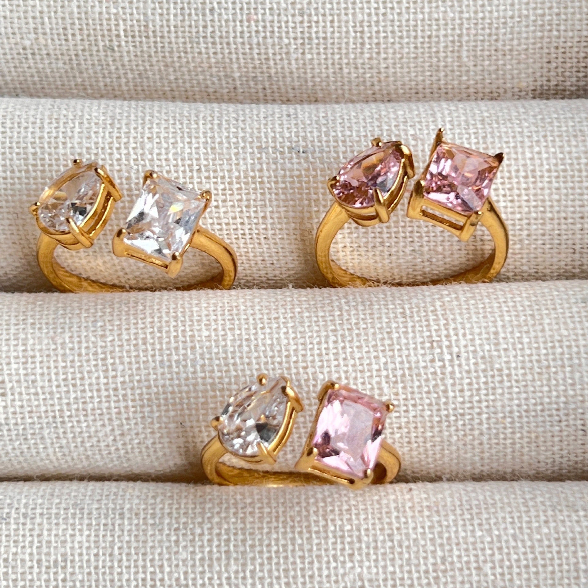 TOI ET MOI FOREVER 18K GOLD PLATED RING - camillaboutiqueshop