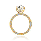 The " Evermore"Oval Cut Moissanite Ring - 4.5ct