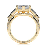 'Endless Love" Marquise Cut Moissanite Ring Set- 5ct