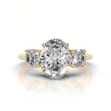The "Eternity Trilogy"Moissanite Ring