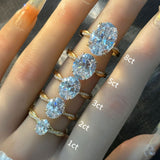 TWIST OVAL CUT MOISSANITE RING