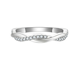 'FOREVER LOVE' OVAL MOISSANITE RING-SET 2 KARAT
