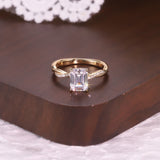 'FOREVER LOVE' OVALER MOISSANIT-RING 2 KARAT