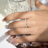 3mm Eternity Band Moissanite Ring