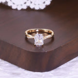 'FOREVER LOVE' RADIANT CUT MOISSANITE RING 2CT