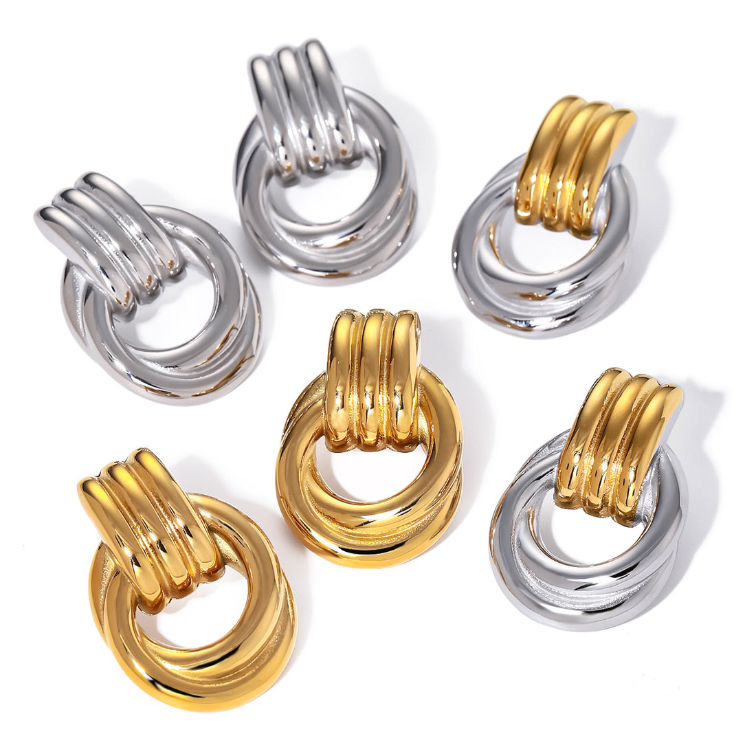 Milan Interlock Earrings