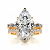 'Endless Love" Marquise Cut Moissanite Ring Set- 5ct