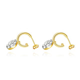 Velia Moissanite Hoop Earrings