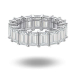 Sofia Eternity Emerald Cut Ring Band -camillaboutiqueshop