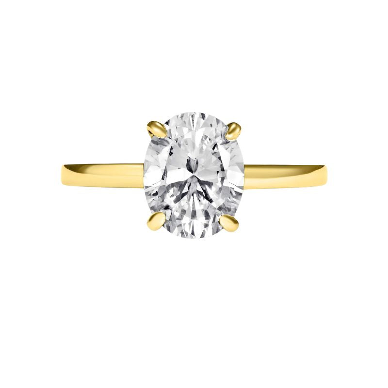 The ”Camilla" Oval Cut Moissanite Ring