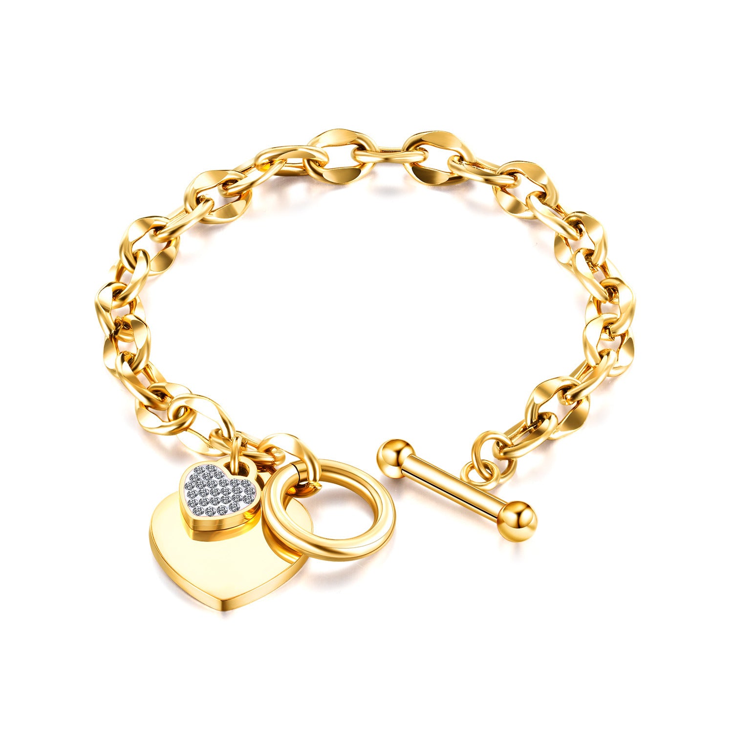 Heart Token Bracelet - camillaboutiqueshop