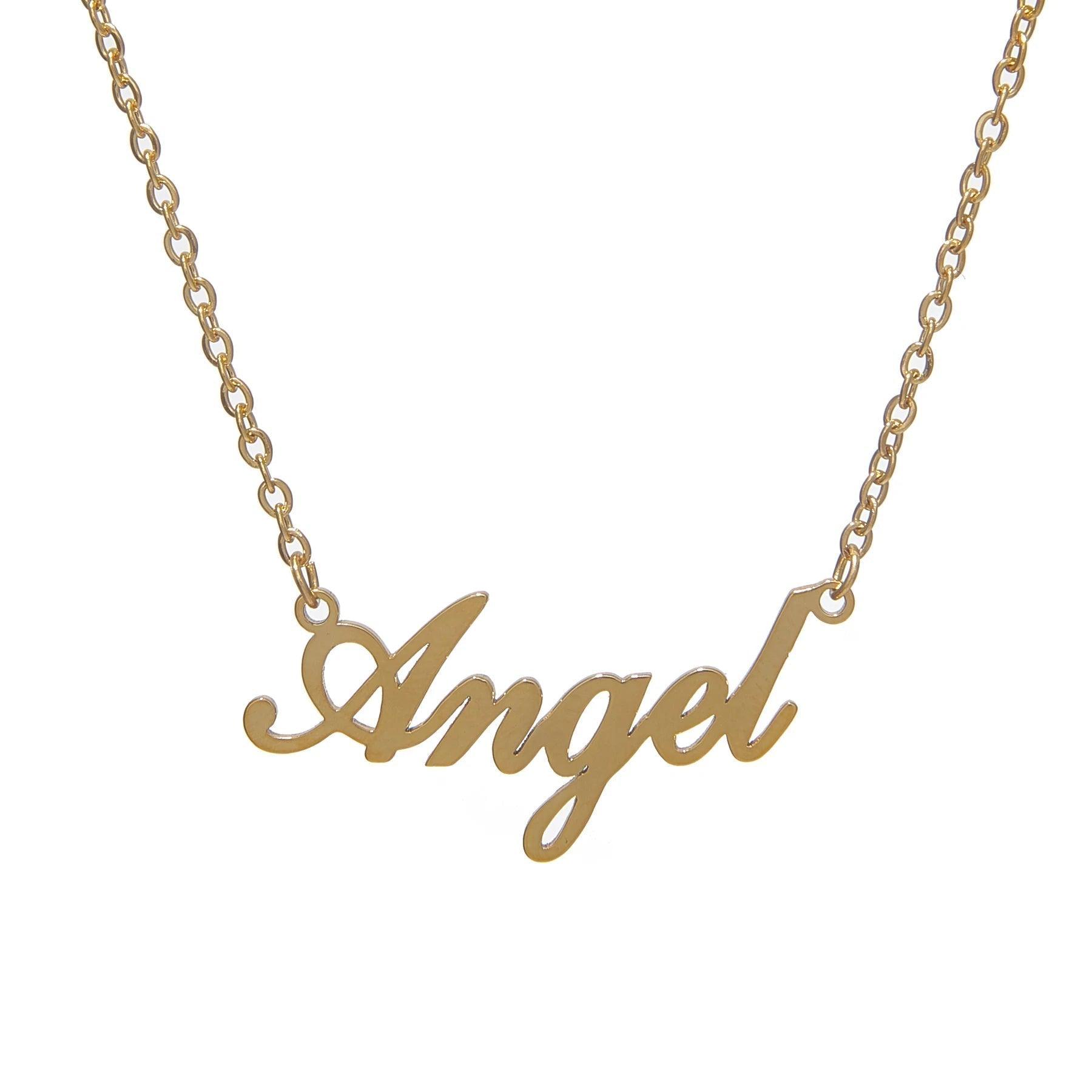 Angel Name Necklace - Camillaboutiqueshop