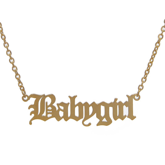 Babygirl Name Necklace - Camillaboutiqueshop