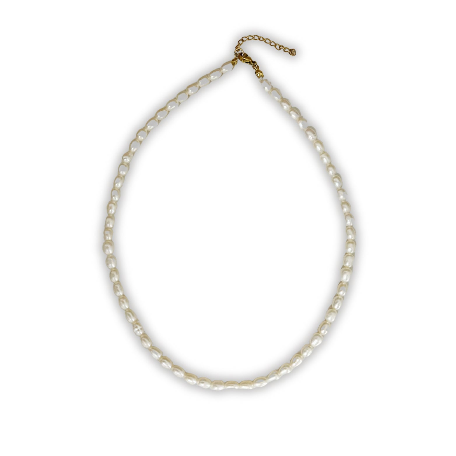 Basic Pearl Charm Necklace - Camillaboutiqueshop
