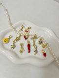 Basic Pearl Charm Necklace - Camillaboutiqueshop