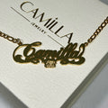 Betty boop custom name necklace - Sterling Silver Version - Camillaboutiqueshop