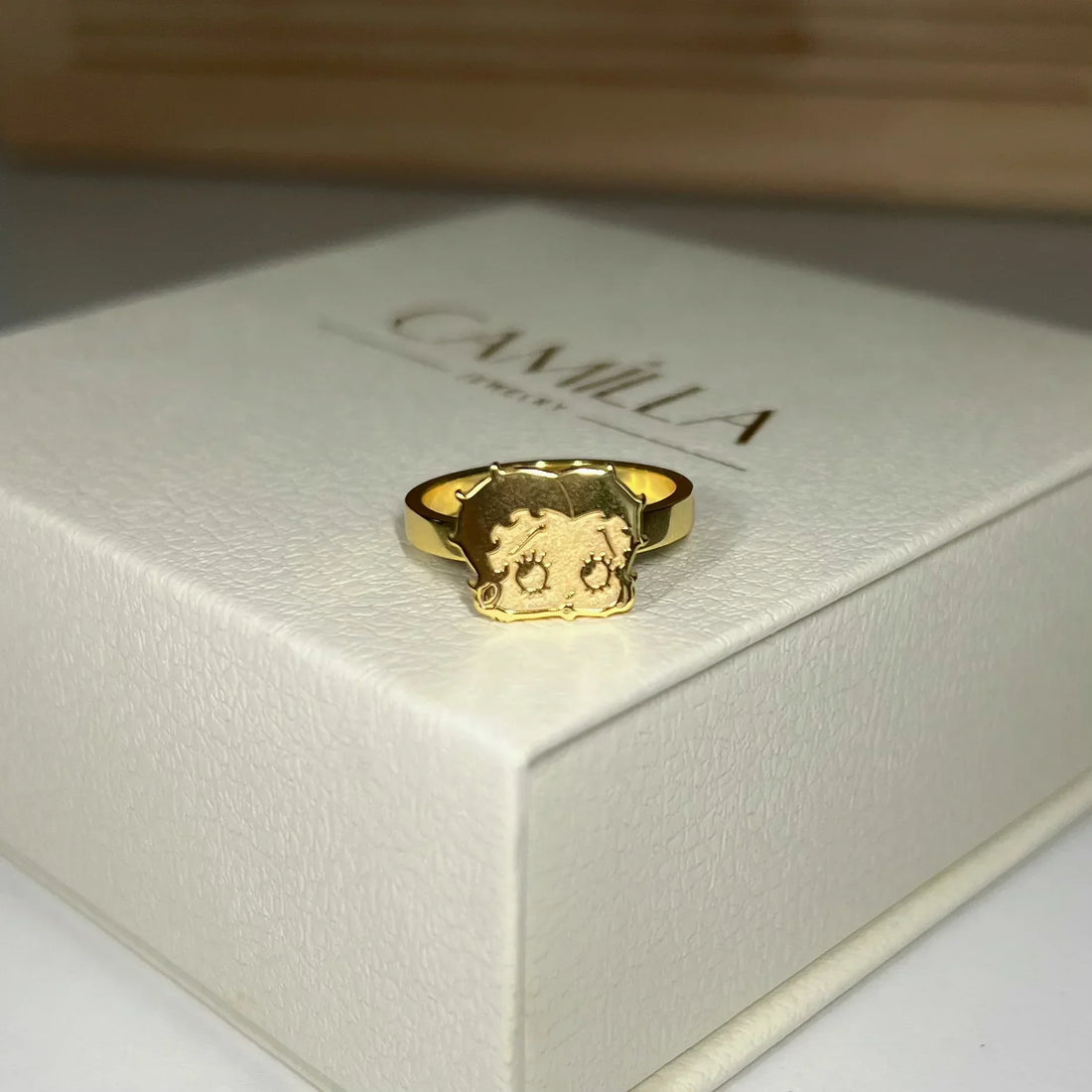 Betty boop ring -Sterling Silver Version - Camillaboutiqueshop