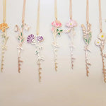 Birth Flower Name Necklace - camillaboutiqueshop