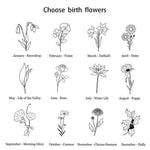 Birth Flower Name Necklace - camillaboutiqueshop