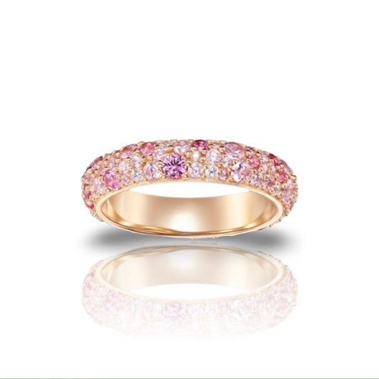 Blush Spark Ring | 925 Sterling Silver - Camillaboutiqueshop