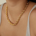 Braid Rope Chain Necklace - Camillaboutiqueshop