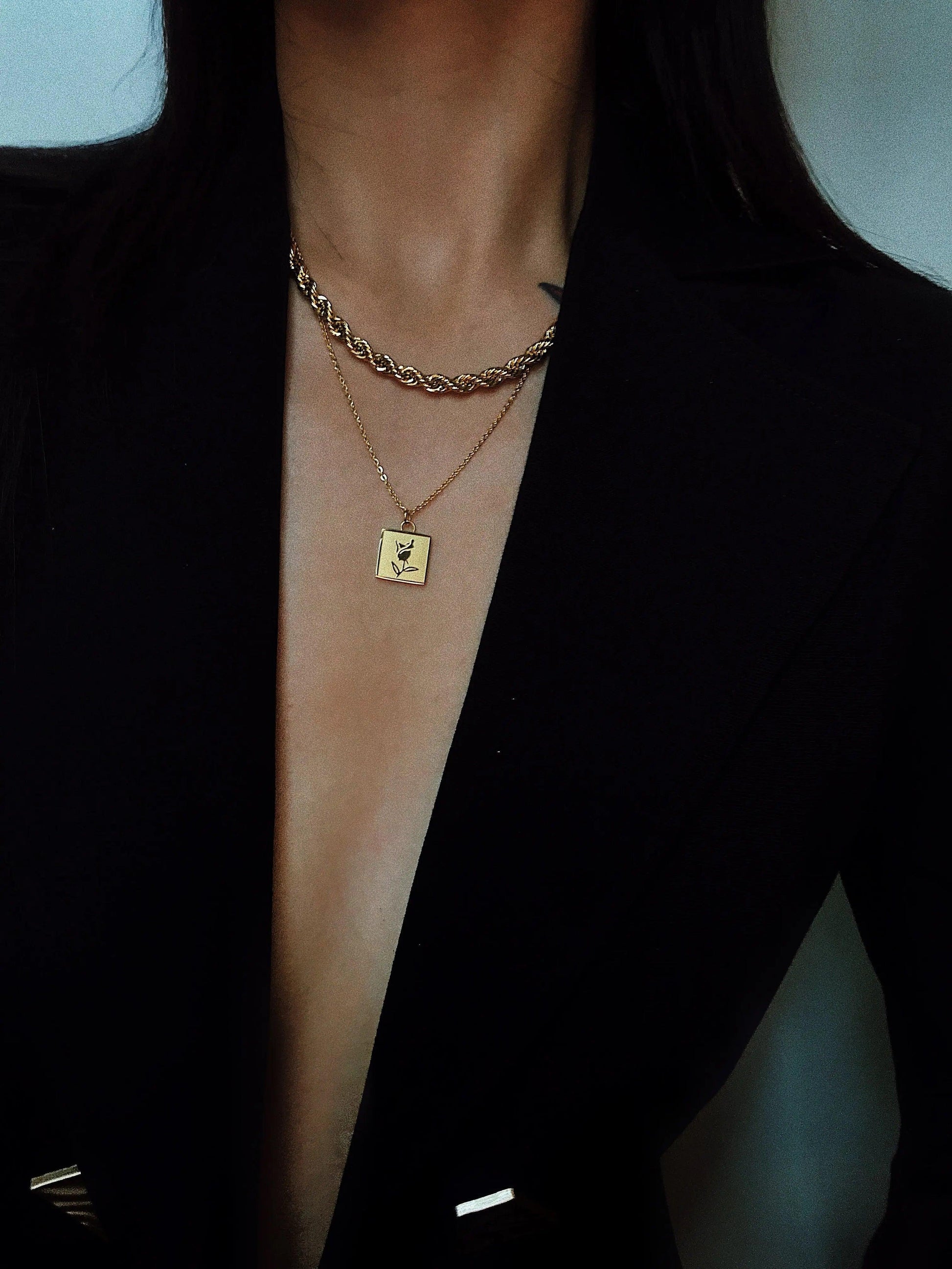 Braid Rope Chain Necklace - Camillaboutiqueshop