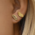 Butterfly Double Piercing Earrings - Camillaboutiqueco camillaboutiqueshop.com