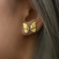 Butterfly Wing Double Piercing Earrings - Camillaboutiqueco camillaboutiqueshop.com
