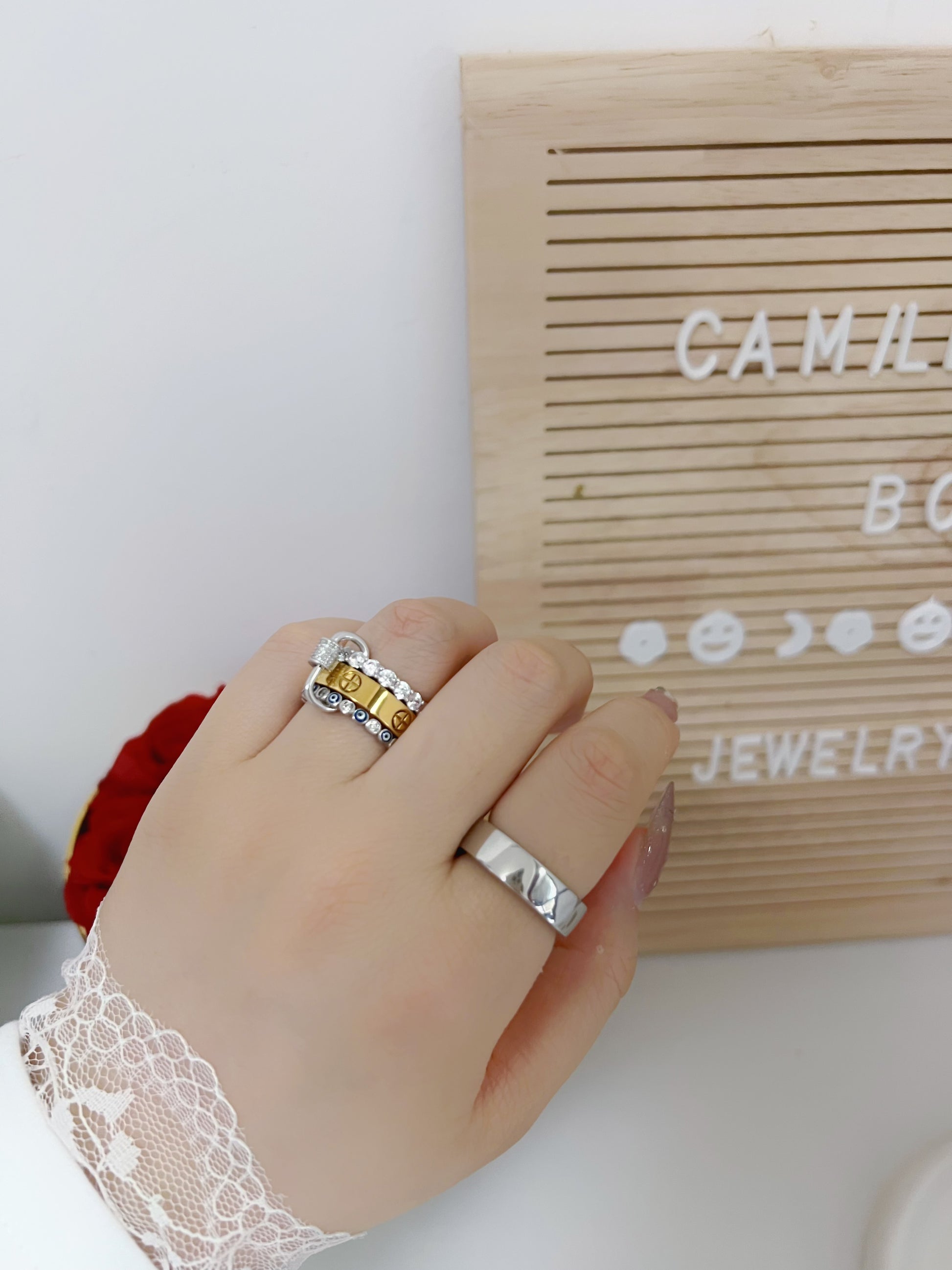 Carabiner Link for Ring Stacking - Camillaboutiqueshop