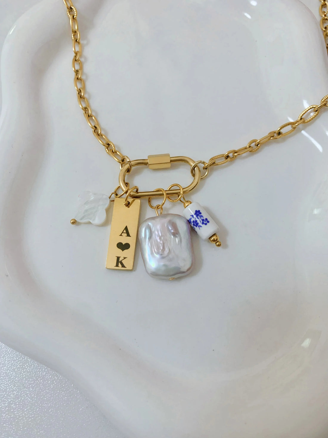 Charm Chain Necklace - Camillaboutiqueshop