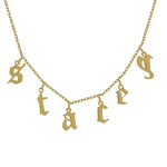 Choker Name Necklace - camillaboutiqueshop