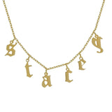 Choker Name Necklace - camillaboutiqueshop