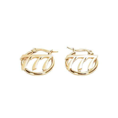 Custom Angel Numbers Hoop Earrings - Camillaboutiqueshop