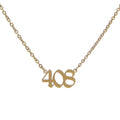 Custom Area Code Number Necklace - Camillaboutiqueshop