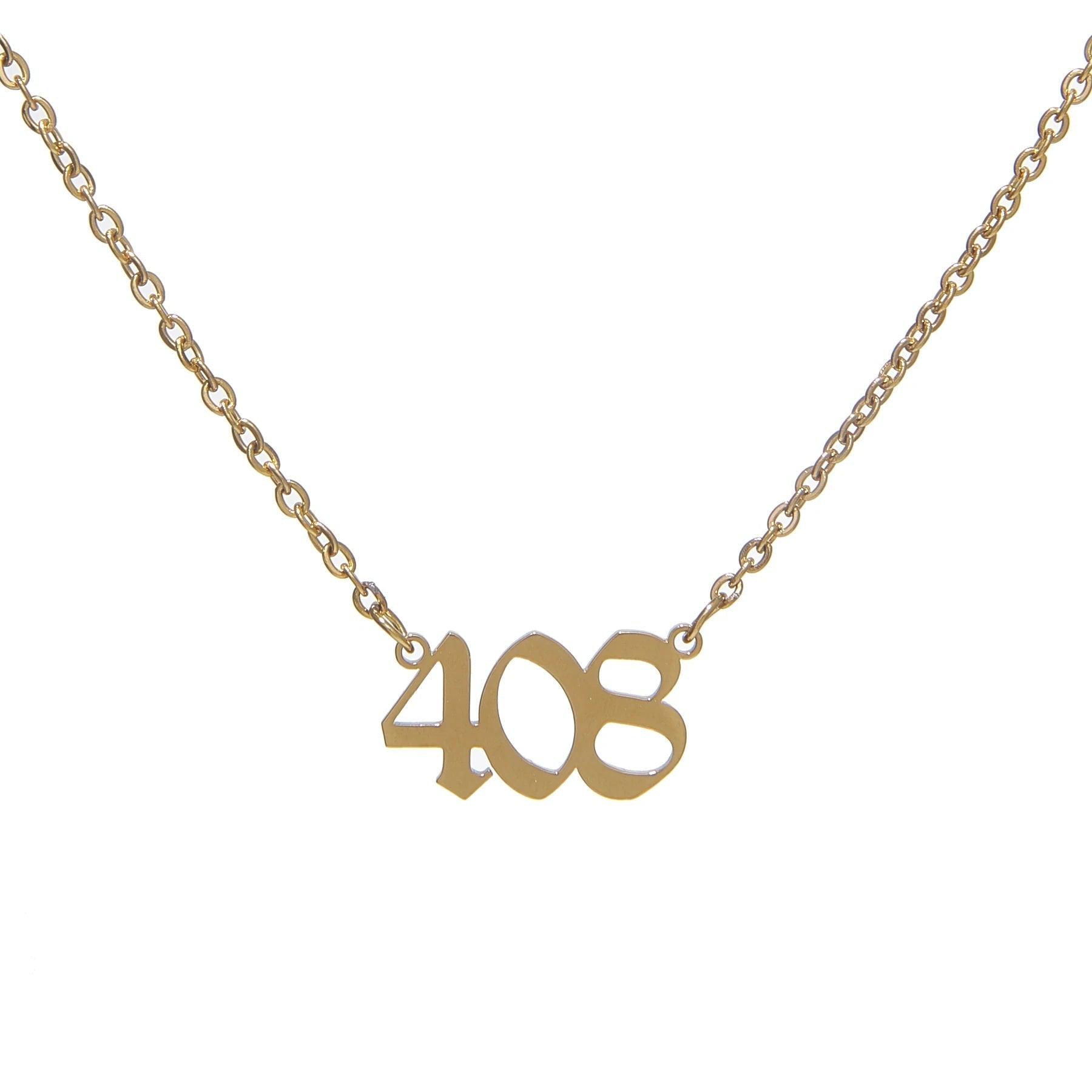 Custom Area Code Number Necklace - Camillaboutiqueshop