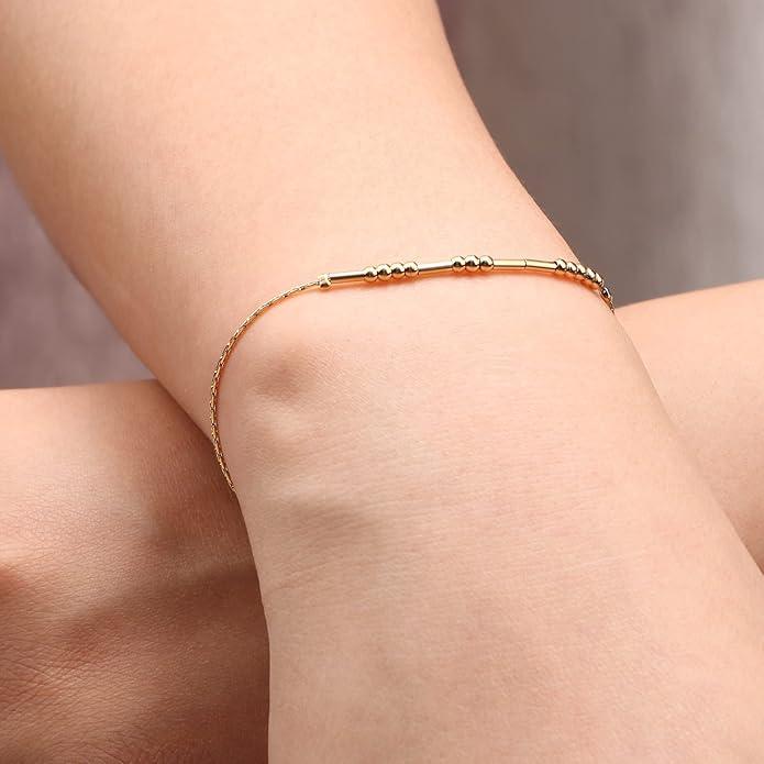Custom Beaded Morse Code Bracelet - Camillaboutiqueshop
