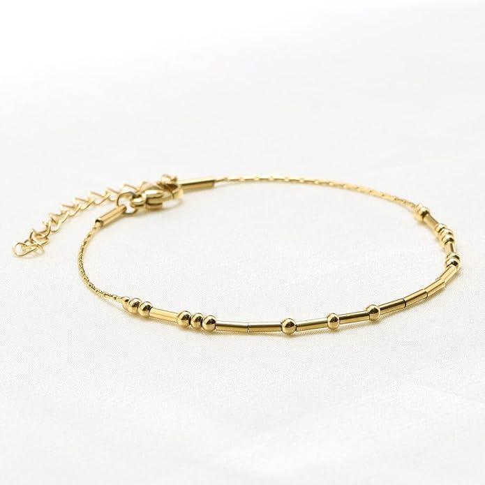 Custom Beaded Morse Code Bracelet - Camillaboutiqueshop
