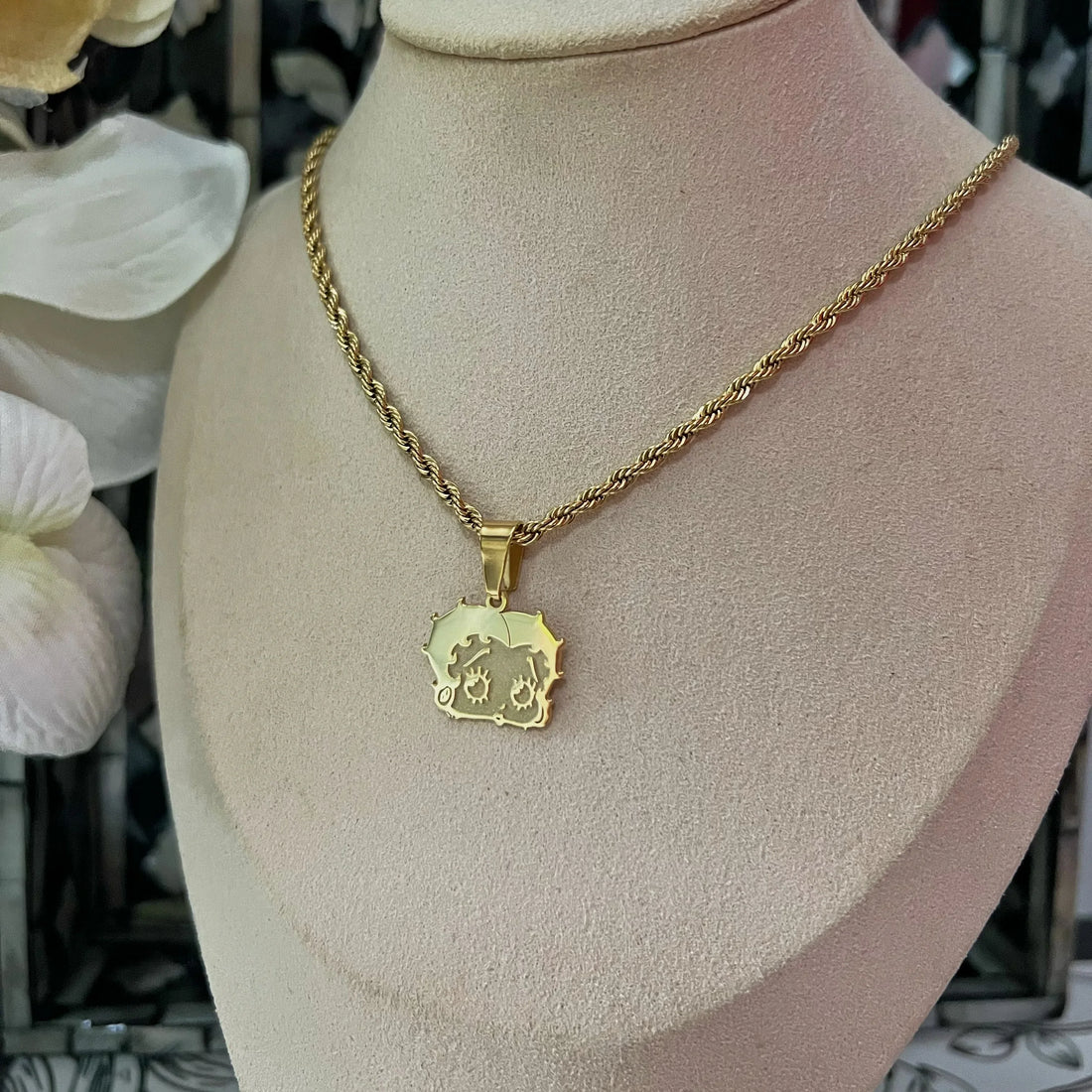 Custom Betty Boop Pendant Necklace - Camillaboutiqueshop