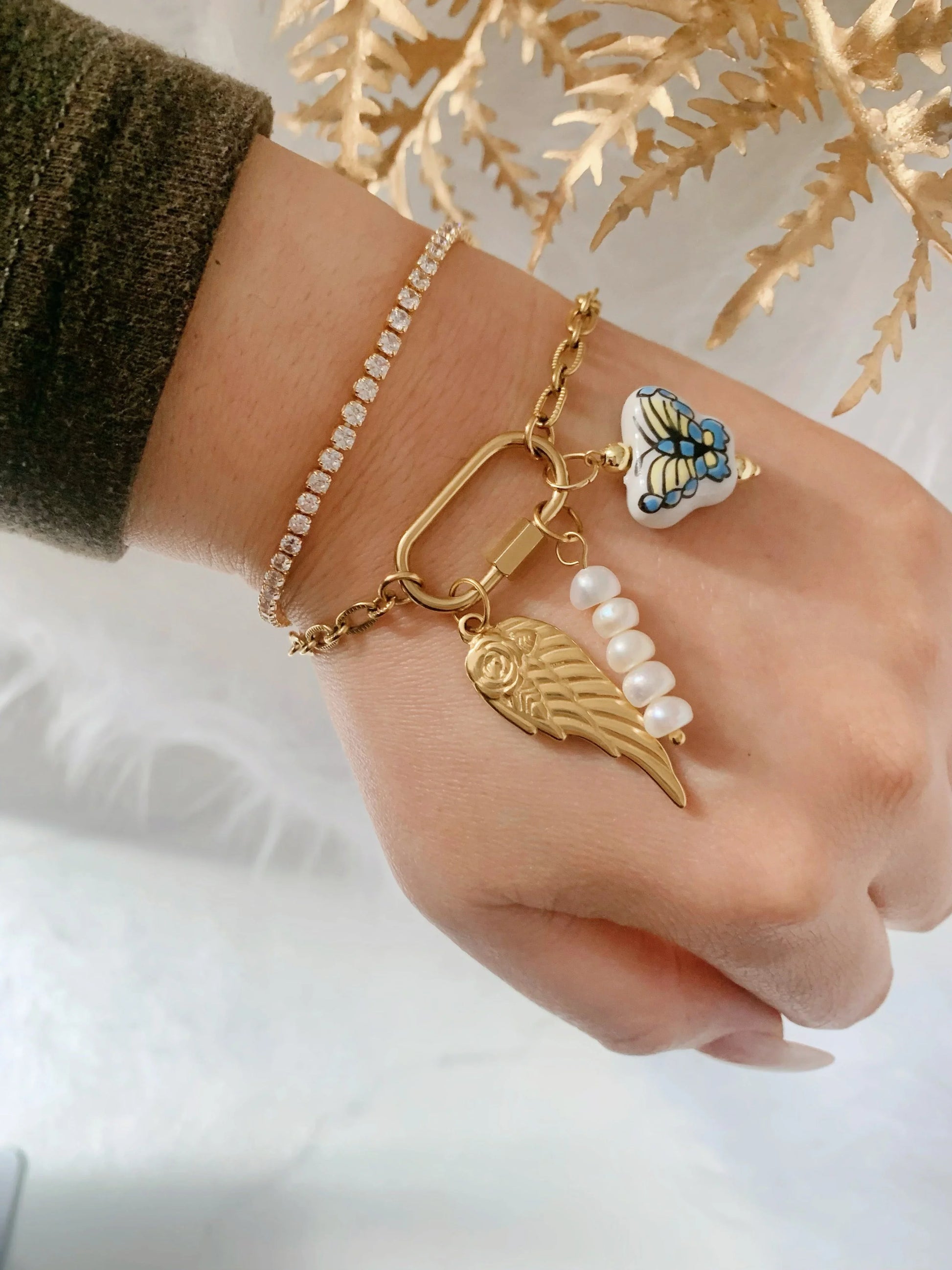 Custom Carabiner Charm Bracelet - Camillaboutiqueshop