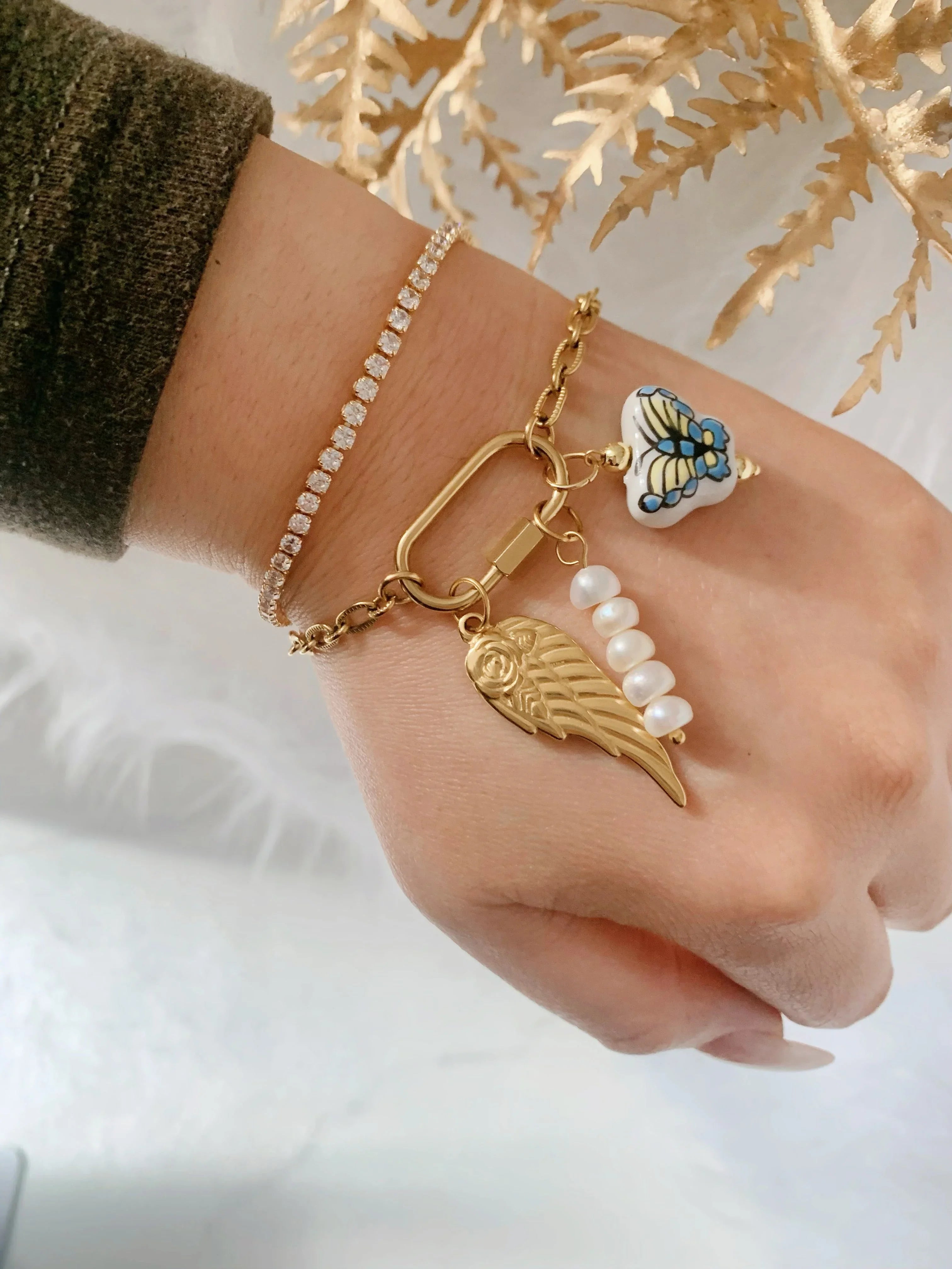 Custom Carabiner Charm Bracelet - Camillaboutiqueshop