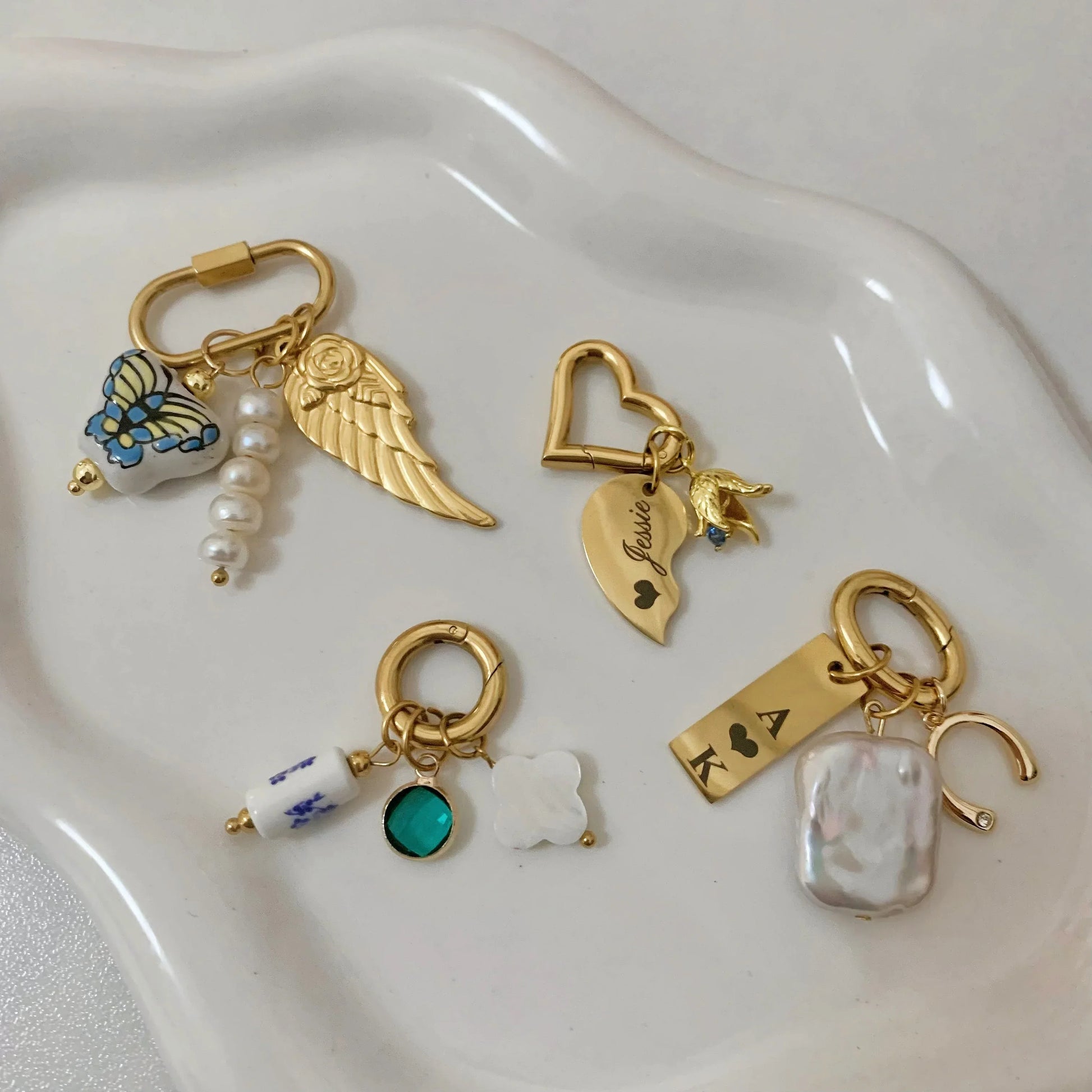 Custom Carabiner Charm Bracelet - Camillaboutiqueshop