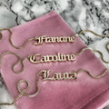 Custom Gothic Old English Name Necklace | Box Chain - Camillaboutiqueco camillaboutiqueshop.com