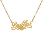 Custom Heart Script Name Necklace - camillaboutiqueshop