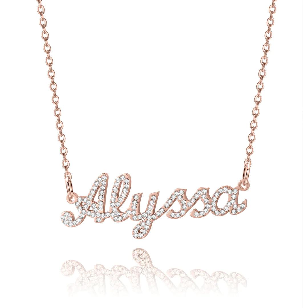 Custom Iced Out Name Necklace - Camillaboutiqueco