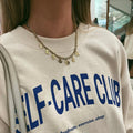 Custom Letter Name Necklace - Figaro Chain - Camillaboutiqueshop