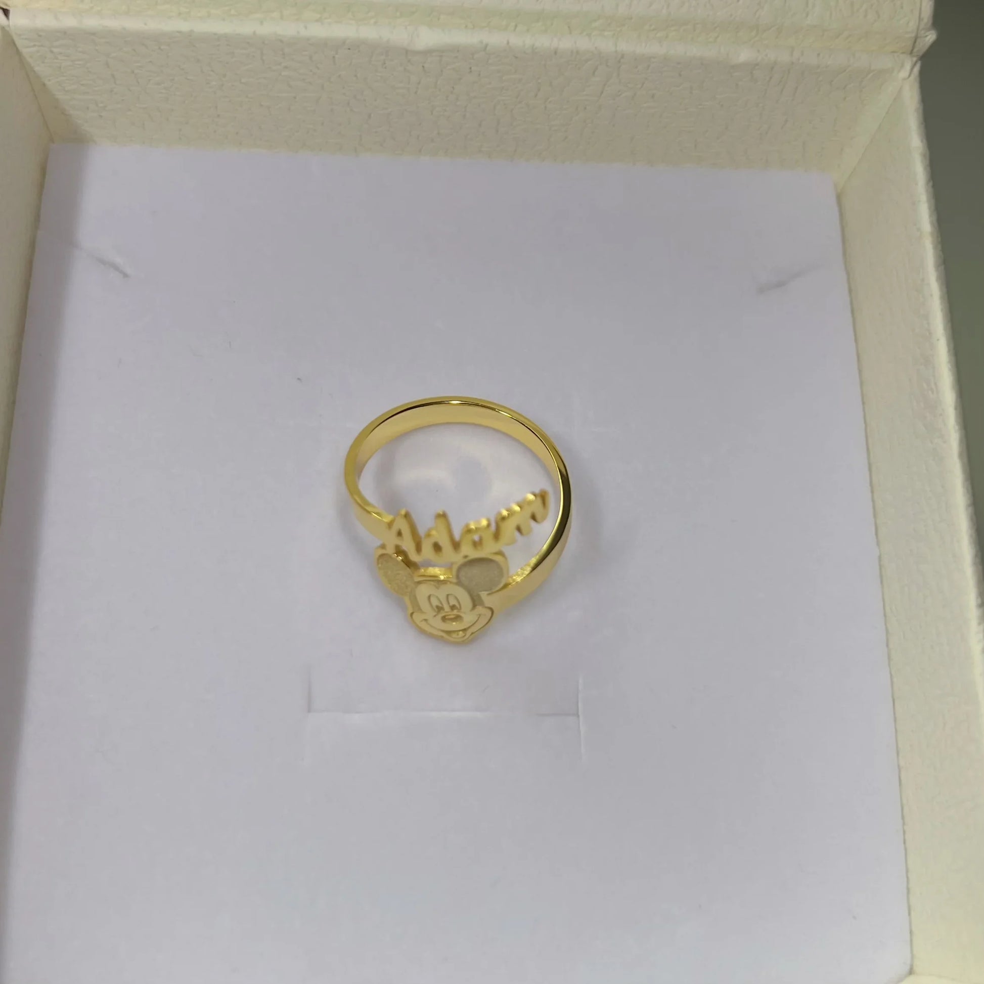 Custom Mickey Mouse Name Ring - Camillaboutiqueshop