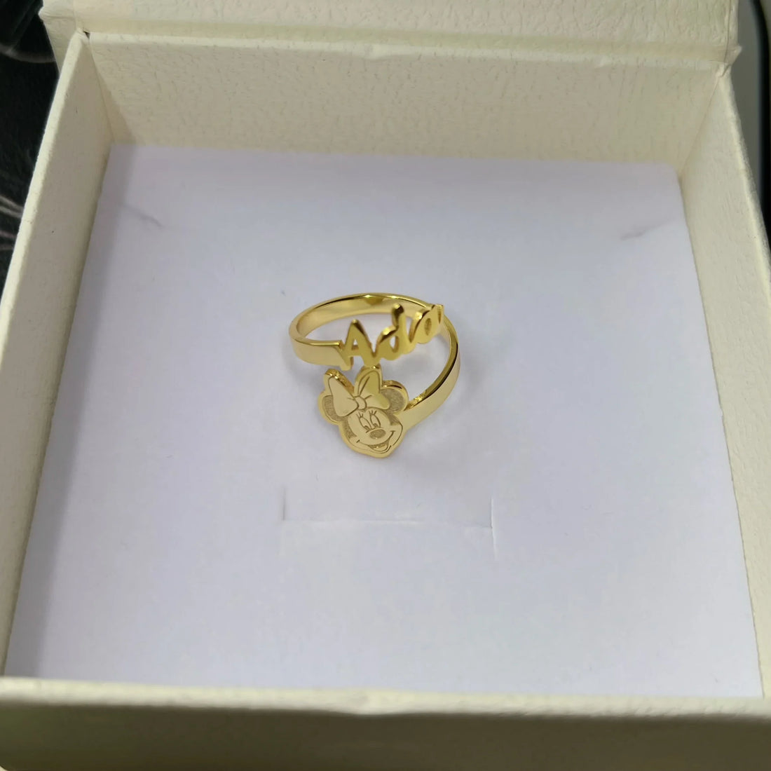 Custom Minnie Mouse Name Ring - Camillaboutiqueshop