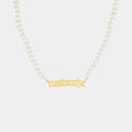 Custom Pearl Name Necklace - Camillaboutiqueshop