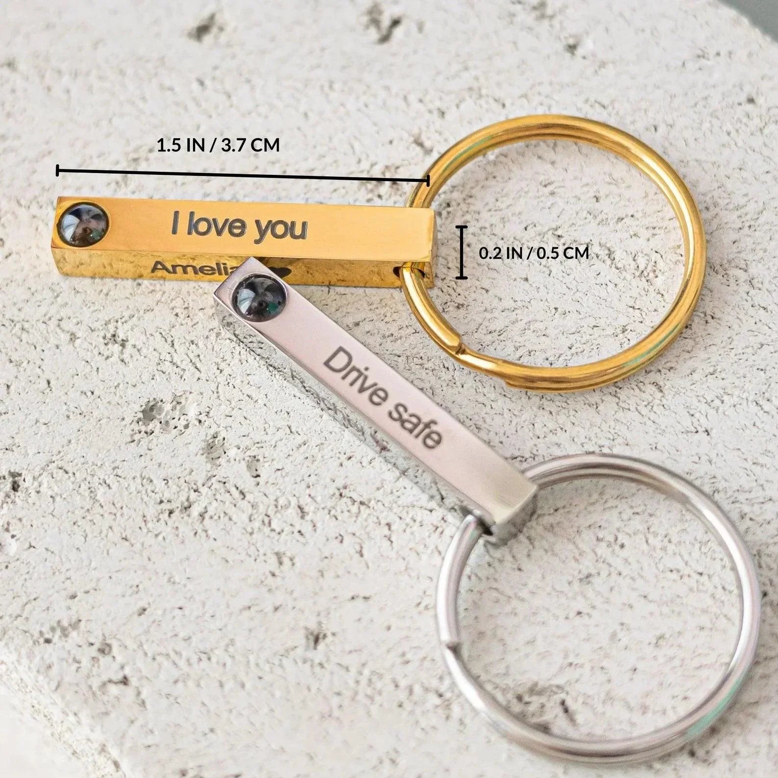 Custom Photo Keychain - camillaboutiqueshop