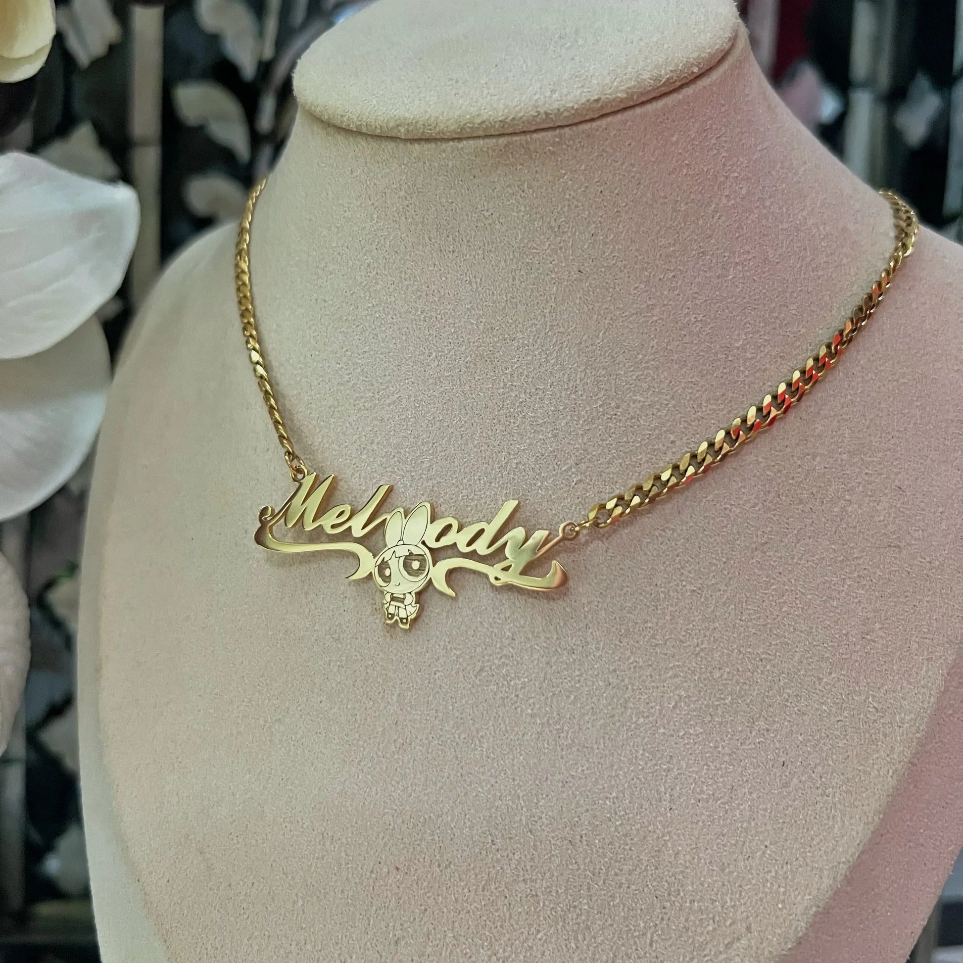 Custom Powerpuff Girls Name Necklace - Camillaboutiqueshop